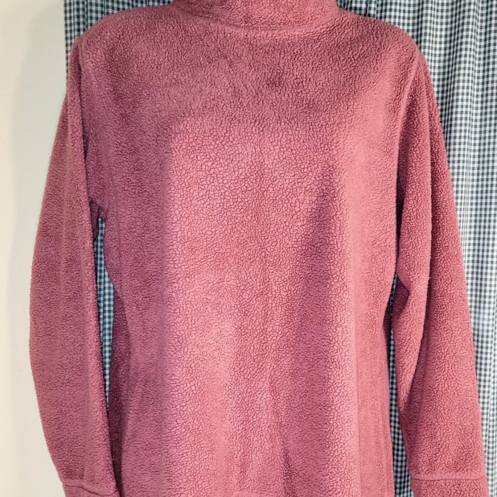 L.L. Bean Women's Pink Turtleneck Sweater